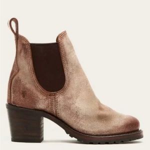 Frye Sabrina Chelsea Boot; Vintage Chocolate Brown: LIKE NEW